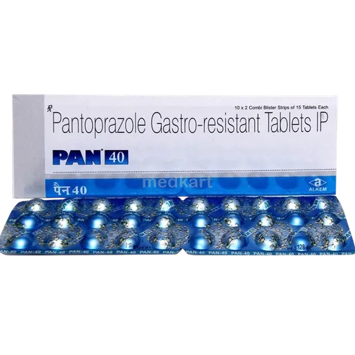 pan 40mg tablet 15's